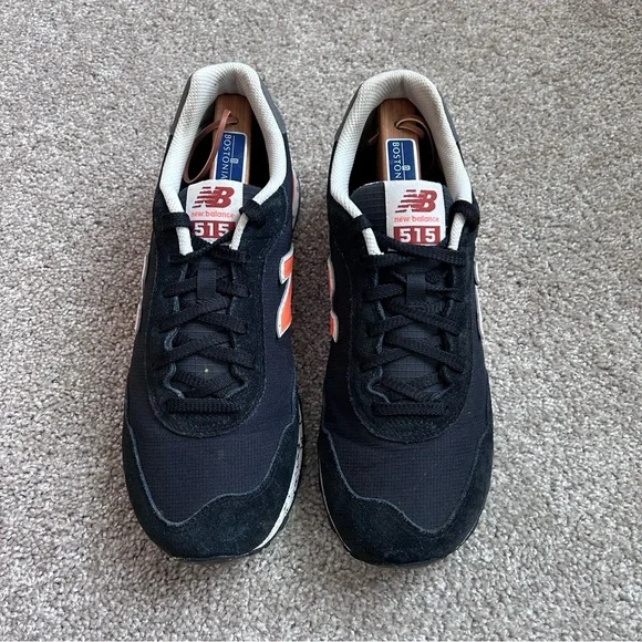 New Balance 515 Men's 10.5 Black Vibrant Orange Sneakers ML515BT3 Speckled - Picture 5 of 11